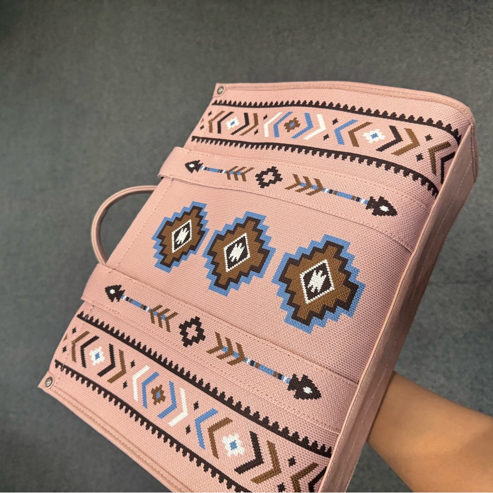 Pink Patterned Tote Bag - Picture 4 of 4